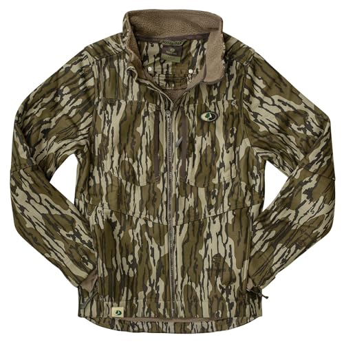 Mossy Oak Boy's Camo Youth Hunting Jacket Sherpa Fleece