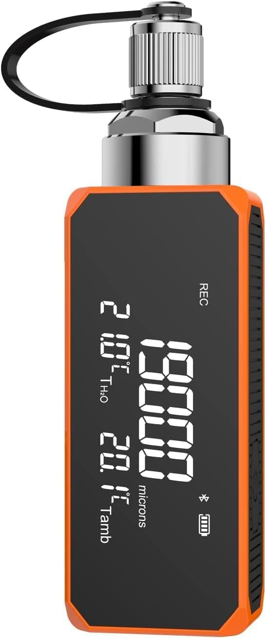 Manometro Digitale HVAC Elitech, Supporto App, Registrazione Offline con Generazione di Rapporti - Ideale per Aria Condizionata, Auto, Pompe di Calore.