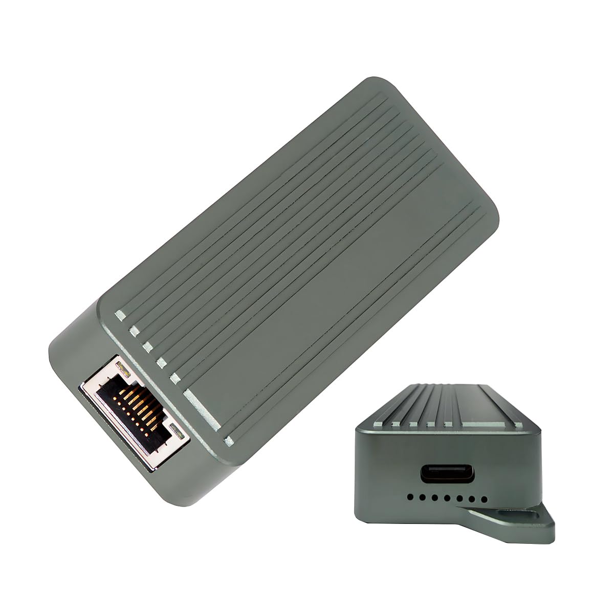 cablecc USB4 USB 3.2 Gen2 USB-C Type-C auf 10Gbps GBE Gigabit 10000Mbps 5Gbps 2.5Gbps Ethernet Netzwerk LAN Kabel Adapter RTL8159 für Desktop Laptop NAS