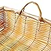 Winco PWBN-16B 16-Inch by 11-Inch by 3-Inch Rectangular Woven Basket with Handles,Medium