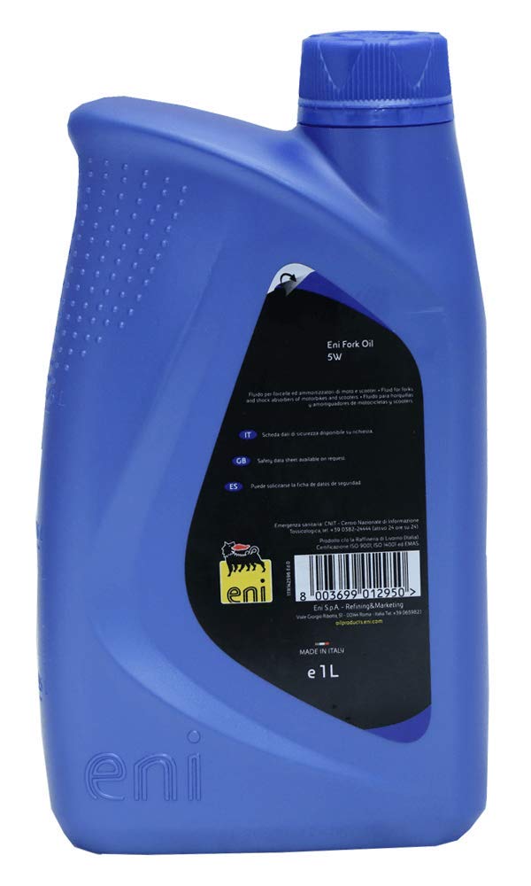 ENI Olio per Forcella 5W Olio per Forcella e Ammortizzatore 1L