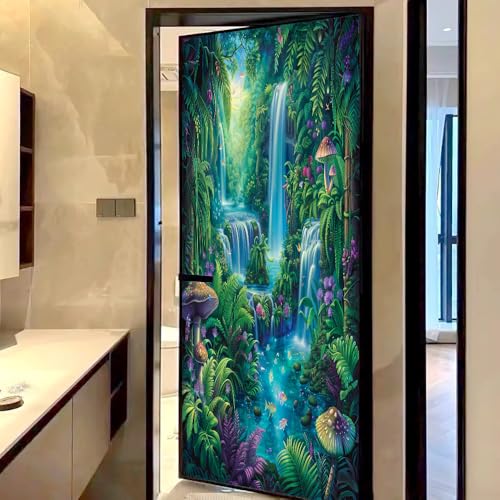 Vinilo decorativo para ventanas de privacidad Fantasy Mushroom miniatura 4