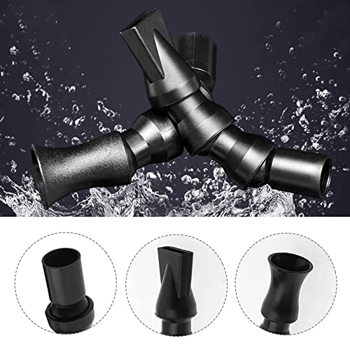 WANGCL Aquarium-Wasserauslass, 360 ° drehbar, flexibel, Kunststoff, für Aquarien, 20 mm, flache Düse, Pumpendüse
