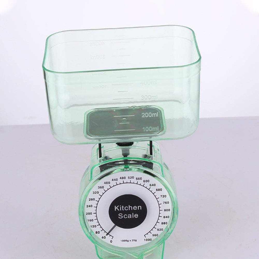 Bilancia Da Cucina Meccanica Da 1 Kg - Compatta, Con Ciotola, Per Alimenti Solidi E Liquidi - Foto 10