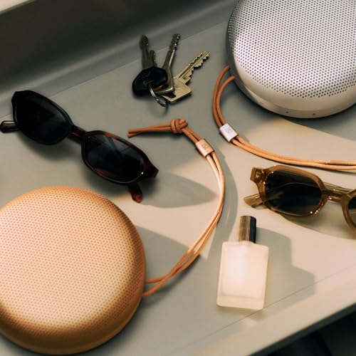 Image of Bang & Olufsen Beosound A1 (3rd gen) - Portable Compact Wireless Bluetooth Speaker, Waterproof (IP67), C2C Certified, up to 24 Hours of Playtime and 3 Microphones for Voice Calls - Honey Tone