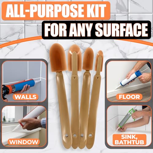 4-Piece Reusable Caulking Tool Kit