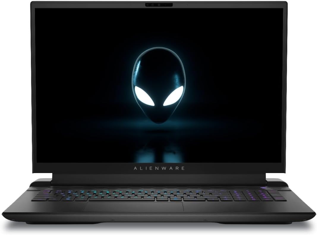 Alienware M18 Gaming Laptop, Intel I9-13900HX, 32GB RAM, 2TB SSD, NVIDIA GeForce RTX 4080 12GB GDDR6, 18"QHD+ Display, Win11, Dark Metallic Moon - [18R1-ALN-CTO2-M16]