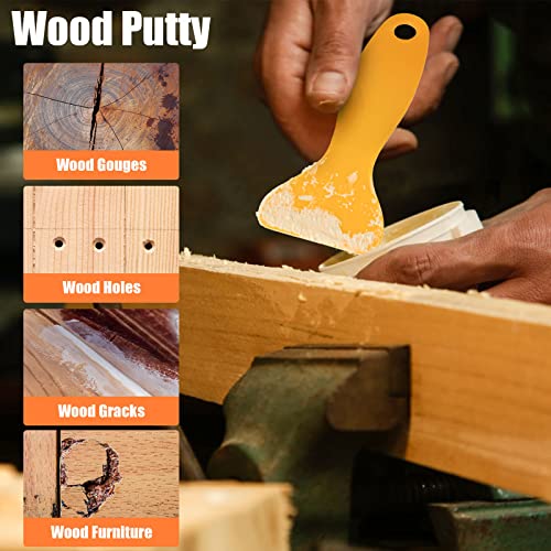 Image of Deuvuo Wood Filler, Wood Putty Filler White - Our Wood Grain Filler Offers a Quick and Lasting Fix for Any Damage or Flaw - Paintable, Stainable, Sandable & Quick Drying - 9.87 Ounce