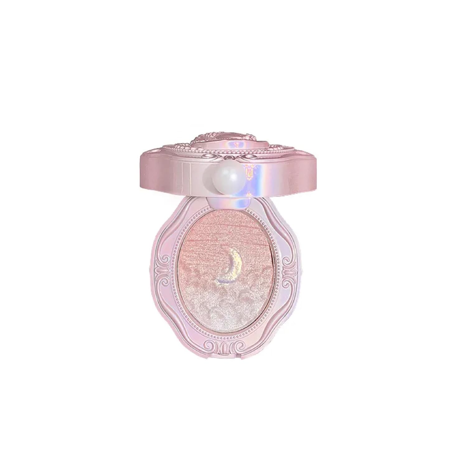 Colorrose Oil Painting Series Relief Gradient Blusher & Highlighter & Contour - Natural Nude Makeup Blush - 6.8g (#789 Coral Pink + Champagne Highlight)