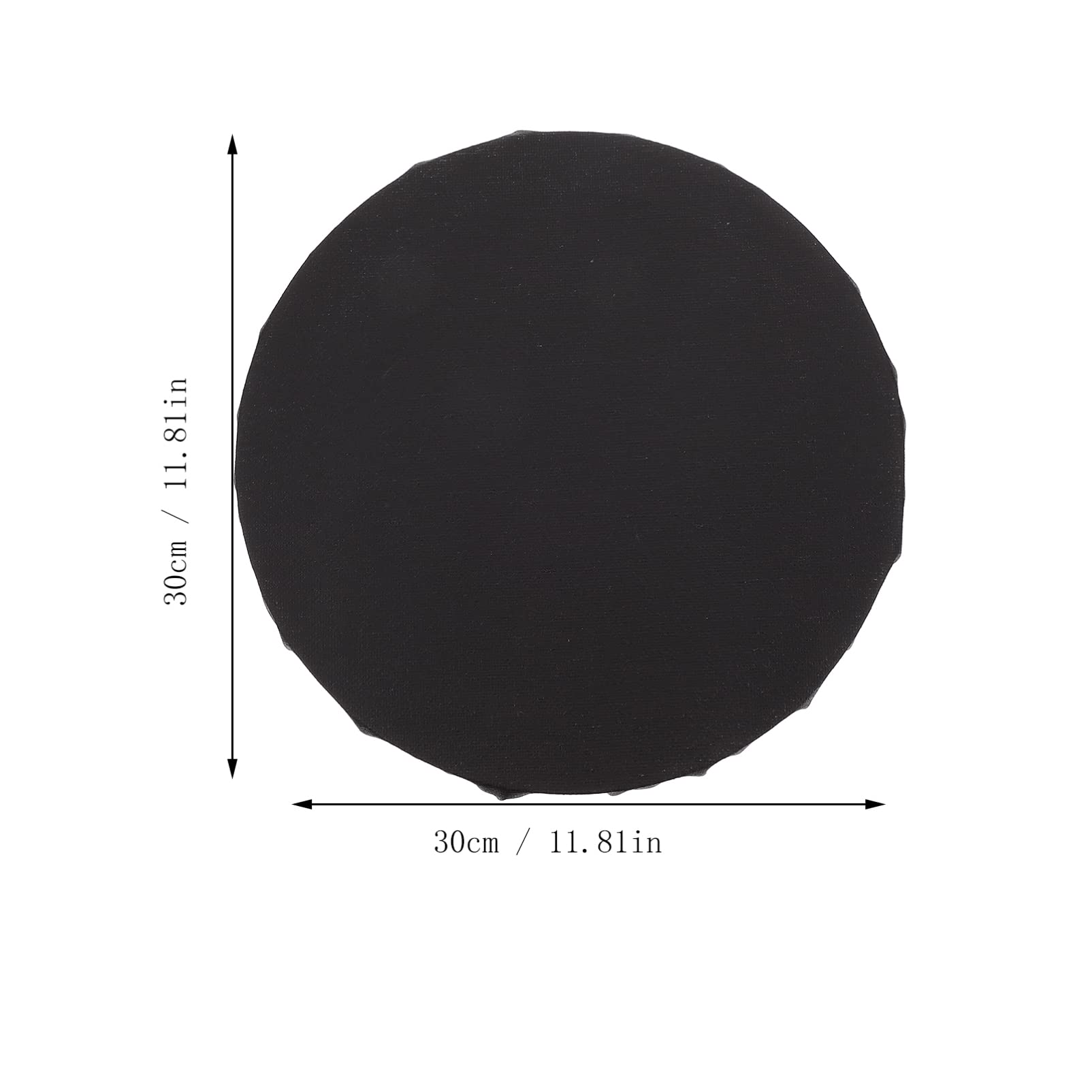 jojofuny 1Pc Black Canvas Frame Artist Stretched Painting Panel Blank Painting Boards for Oil Watercolor for DIY Art Projects Present for Creative Friends