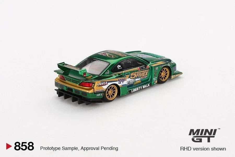 Diecast Model Car Compatible with Mini GT 1:64 Nissan Silvia S15