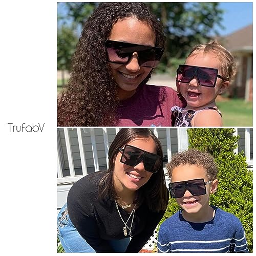 Mother Daughter Son Sets, Mommy & Me Matching Sunglasses, Oversized Square Sunglasses for Women, Birthday Glasses3