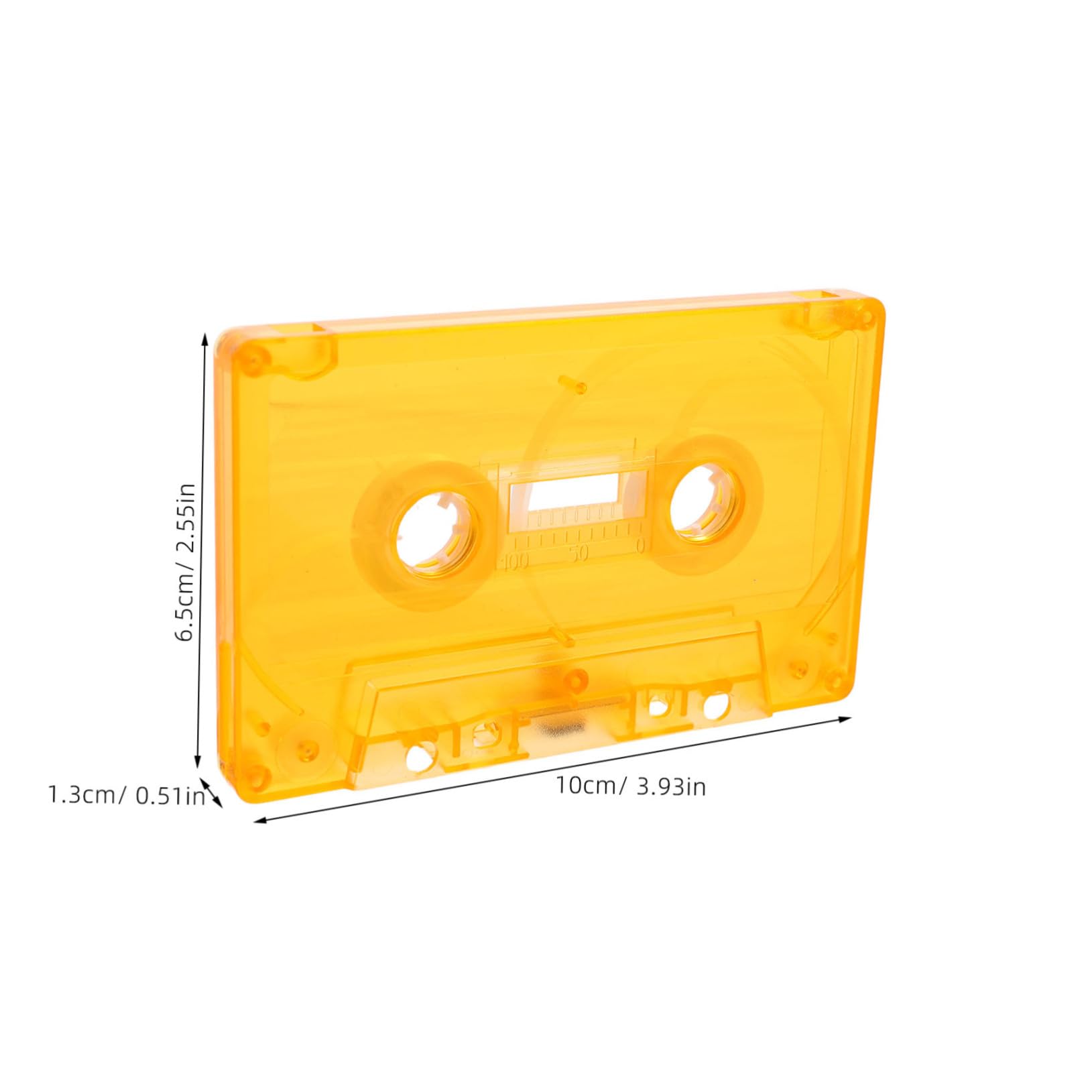 PRETYZOOM 2pcs Vintage Audio Tape Holder Organizer for Blank Cassettes and Small Items Sturdy Design for Media Organization