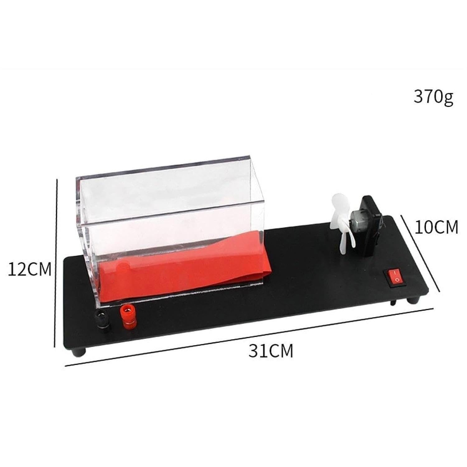 Kit Dimostrativo for Il Sollevamento delle Ali Dell'aeroplano, Modello Sperimentale Fisico della Forza Aerodinamica in Plastica PP
