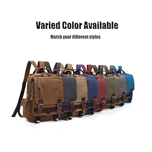 LOSMILE Unisex Backpack Daypack rugzakken Schoudertassen Canvas Messenger Bag Travel Crossbody Sling Bag. - Image 8