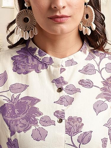 Image of MIRCHI FASHION Women Rayon Sequin Embroidery and Polka Dots Print Straight Kurta