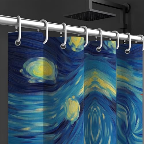 Rideau de douche étanche chat orange évitant les moisissures avec tissu polyester 3D