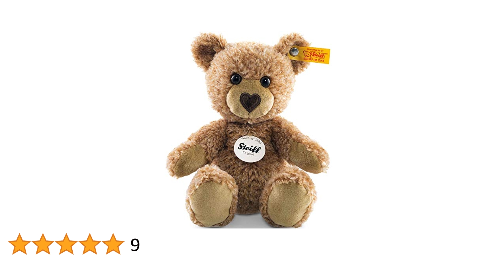 Steiff 023613 Kids Cozy Teddy Bear, 6.3 inches (16 cm