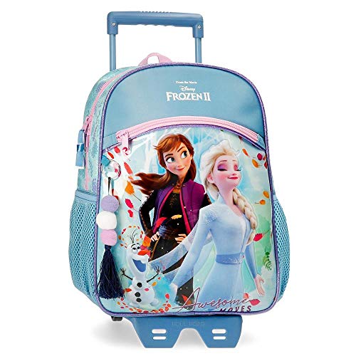 Disney Frozen Awesome Moves Mochila con Carro  33cm  Azul