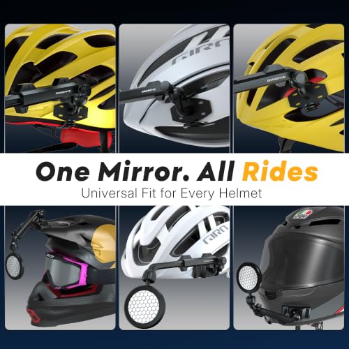 Bike Helmet Mirror with Magnetic Quick Release