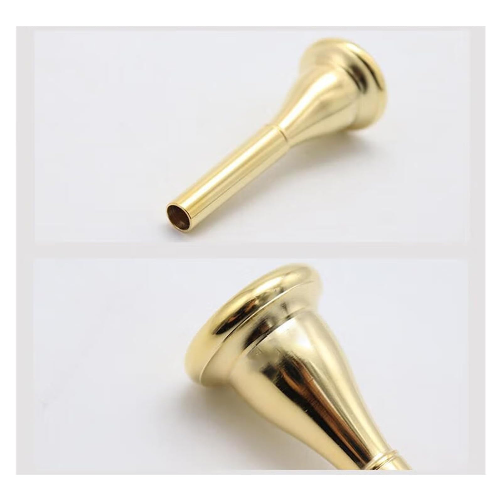 Bocchino Per Corno Francese Placcato Oro - Ricambio Per Strumenti Musicali Professionali - Foto 3