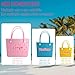 CXY Medium Rubber Beach Bag for Women EVA Washable Tote Bags for Beach Waterproof Sand-proof Handbags Pool Boat Work Sports (Sopphire Blue, Small)