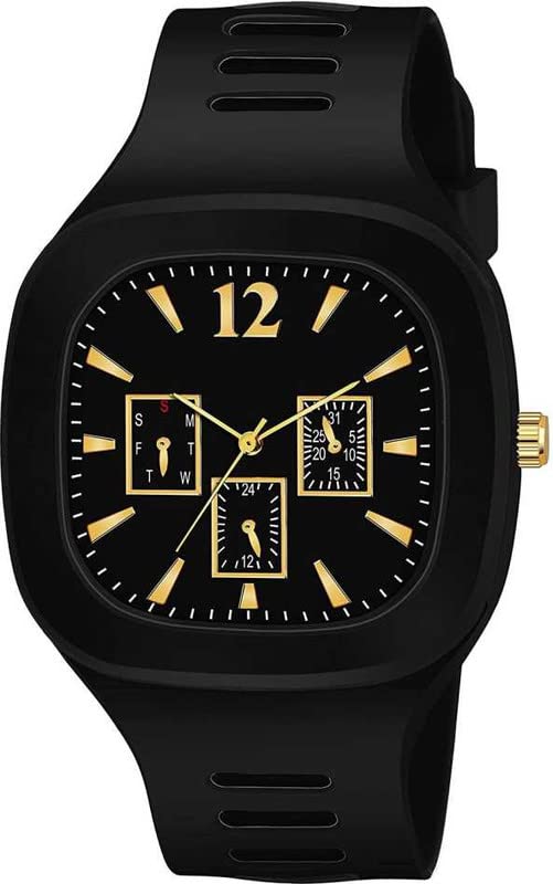 Trendyaddy Unisex Analog Square Dial Silicone Strap Quartz Watch for Mens and Women | Sports and Casual Watches - Gift for Birthday, Rakshanbandhan, Aniversary & Love(TRDY-28) (B0B3DWMSRT) Amazon Price History, Amazon Price Tracker