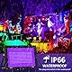 200W LED Schwarzlicht Strahler, NATPOW UV Schwarzlicht Fluter mit Stecker IP66 Wasserdicht Schwarzlichtlampe Fluoreszenz Blacklight Partylicht für Halloween Aquarium Bar Neonfarben Disco(1 pack)