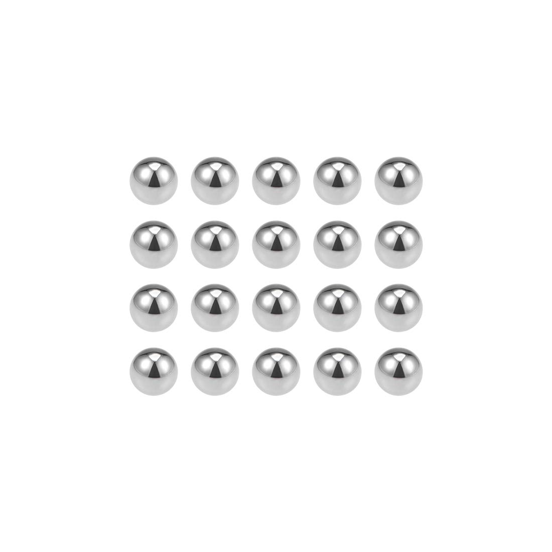 uxcell Precision Balls 7.5mm Solid Chrome Steel G10 for Ball Bearing Bike Bicycle Keychain Wheel 100pcs-image-28