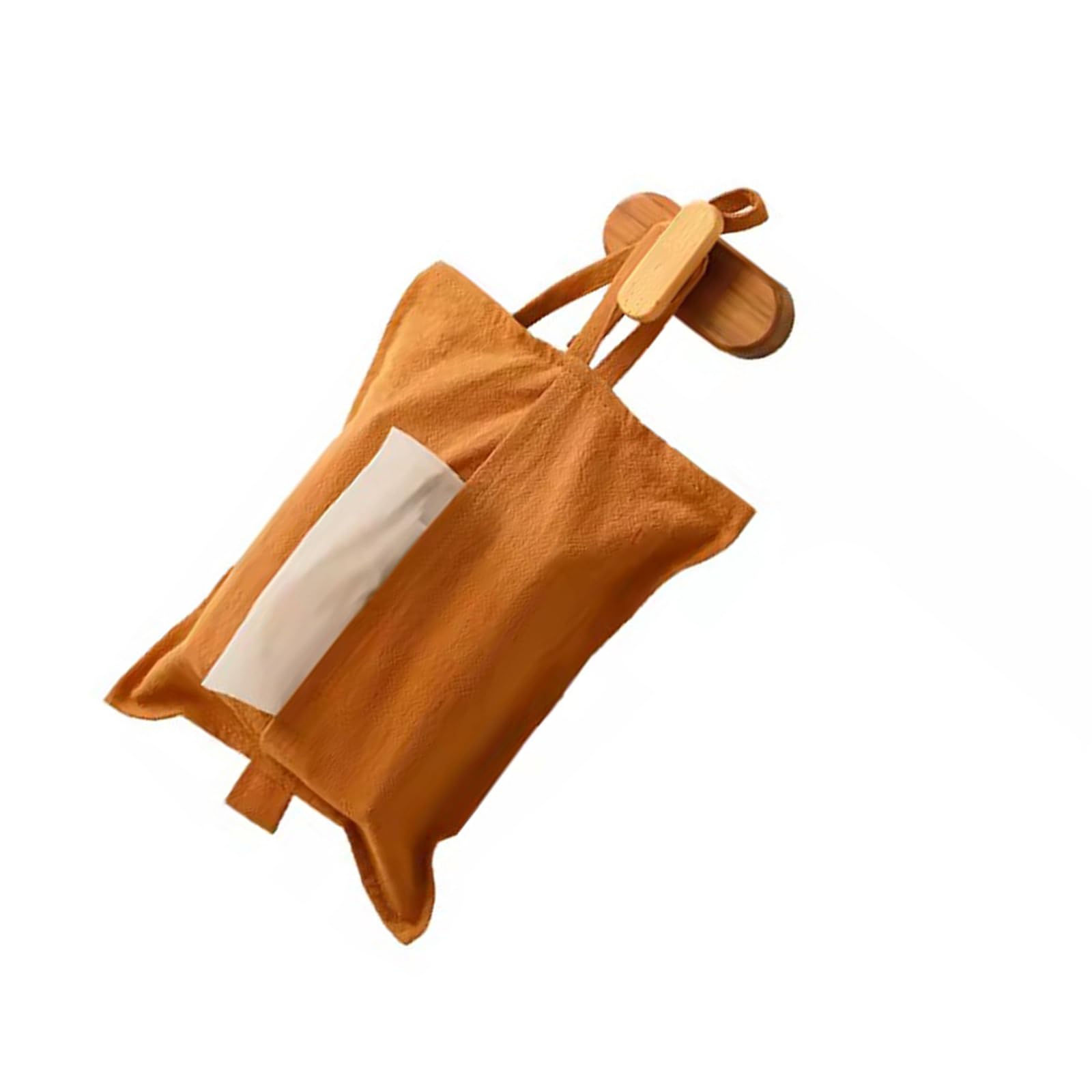 Washable Fabric Tissue Bag Dispenser Decorative Storage Box for Living Room Kitchen Bedroom Multi Functional Tissue Bag