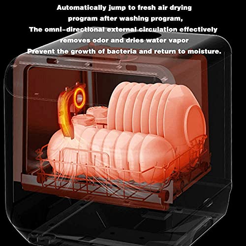 Draagbare Aanrecht Vaatwasser 5 Wasprogramma'S Draagbare Wasmachine Luchtdroogfunctie En Led-Licht Babyverzorging… - Image 7