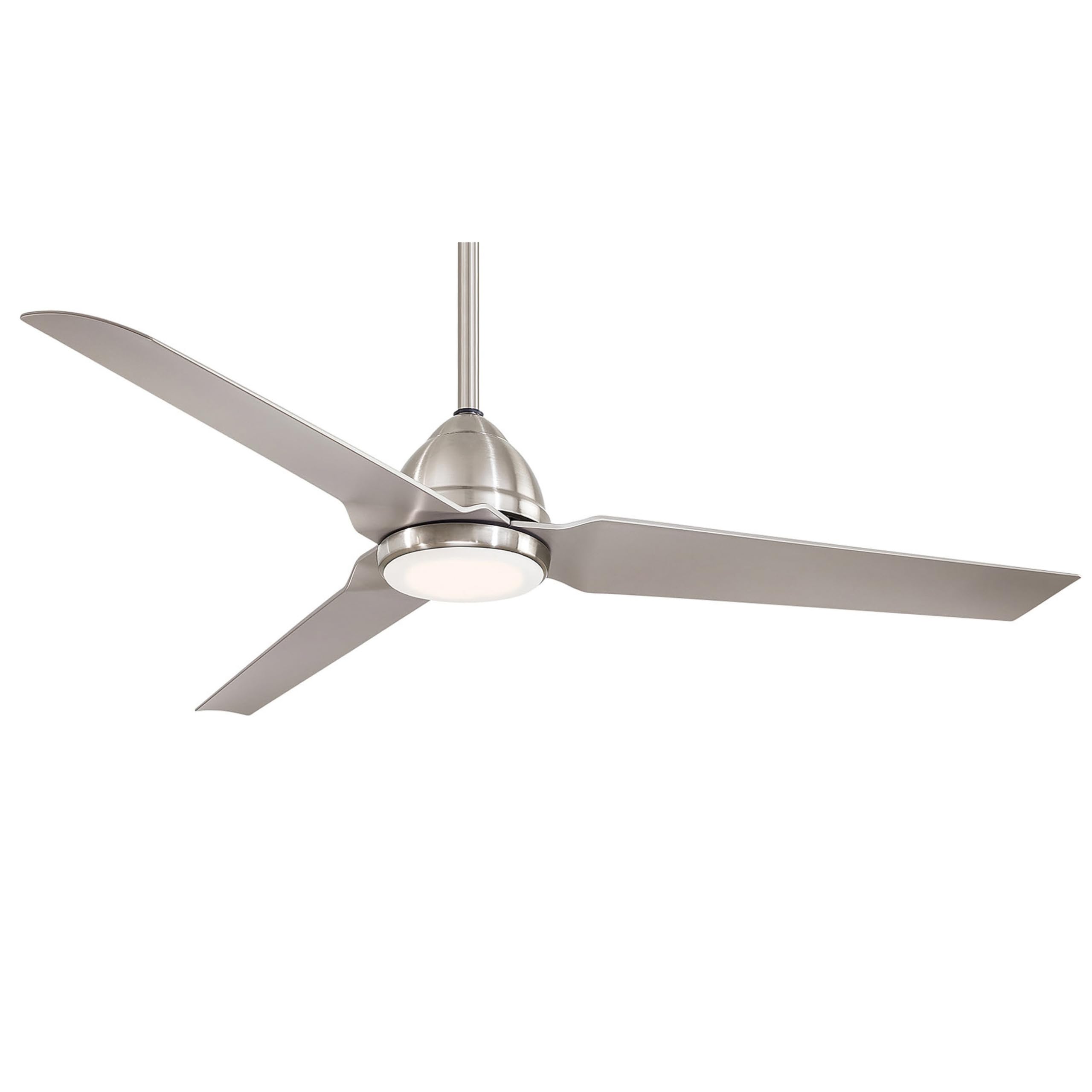 MINKA-AIRE F753L-BNW 54 Inch Java LED Outdoor Ceiling Fan, Brushed