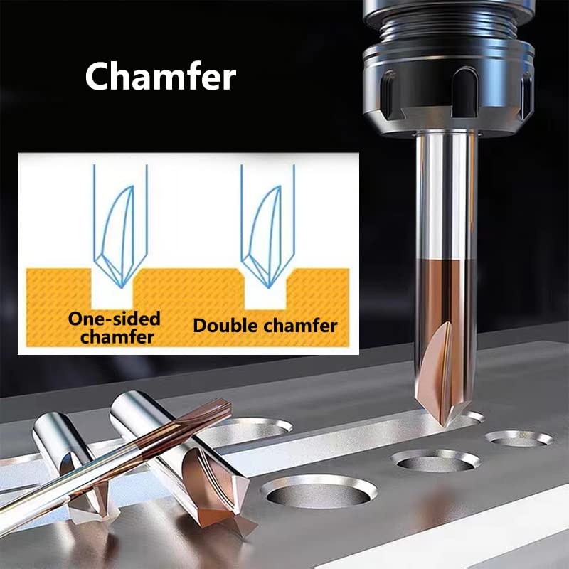 Amazon.co.jp: 超硬面取りフライスカッター 30度 HRC55 コーティング