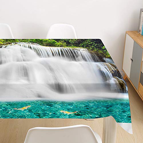 Nappe décorative 3D forêt de rivière pour fête de mariage
