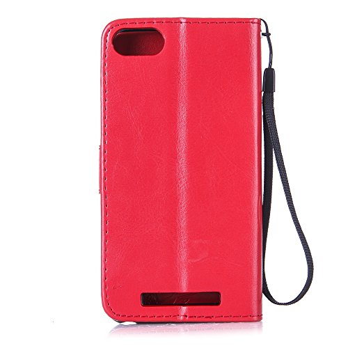 Wiko Lenny 3 Cover,Camiter Rosso Goffratura