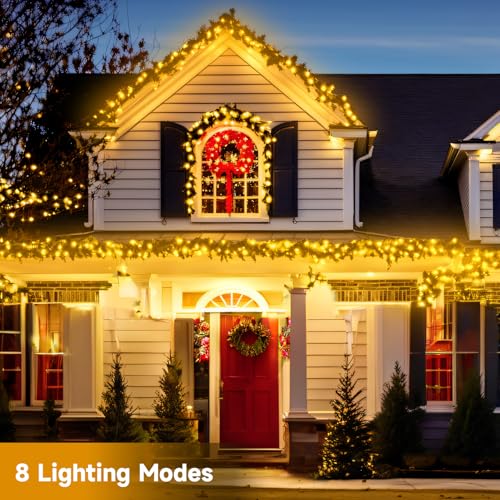 Electight 33ft Solar String Lights Outdoor Garden, LED Solar Powered Fairy Lights - Image 2