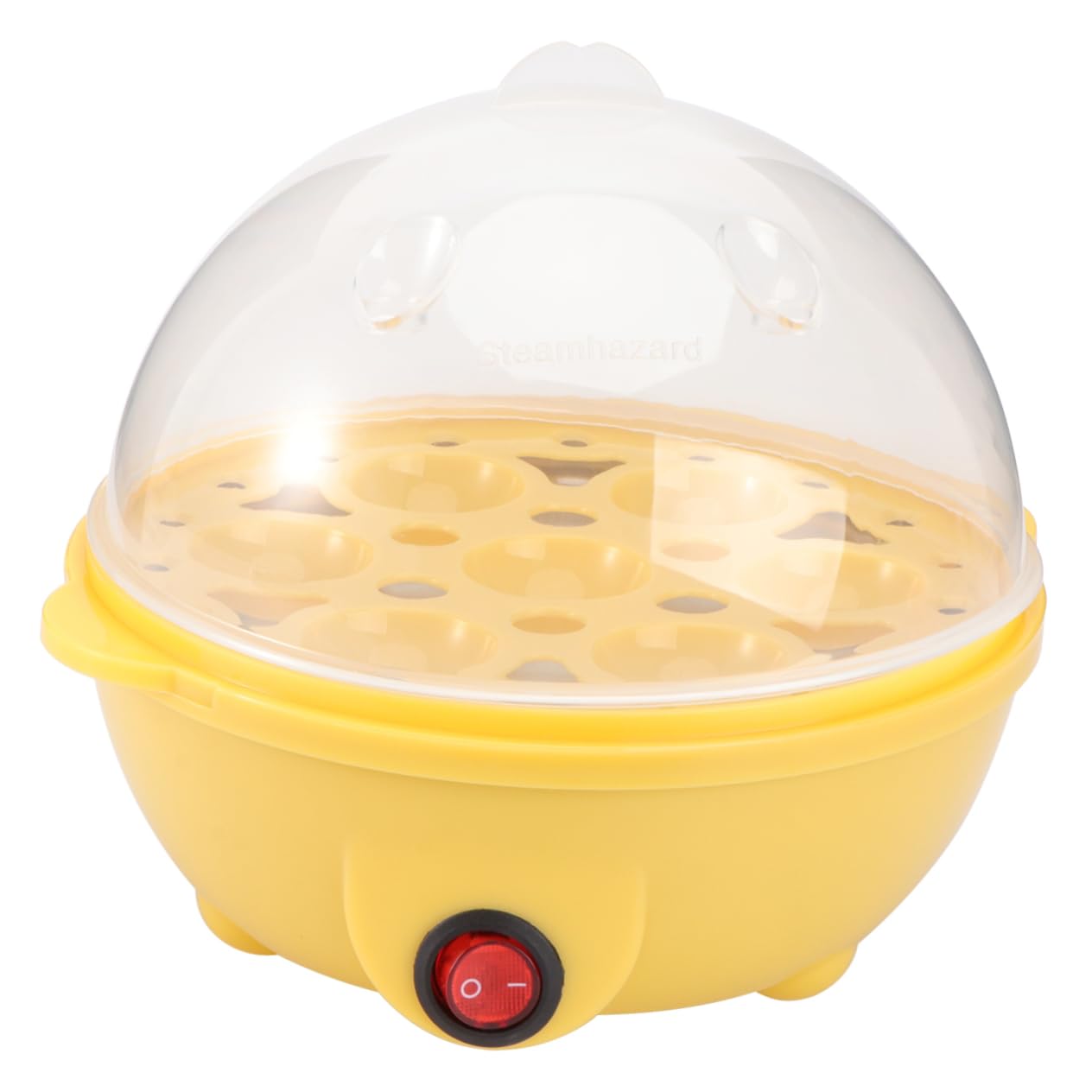 Ciieeo Single Layer Boiler Cooker 7 Egg Capacity Poacher Multi-functional Kitchen Utensil Lightweight Portable Pp Material Us Random Base Tray