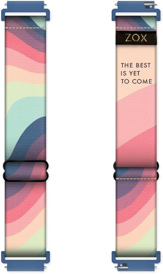 ZOX Android Smart Watch Band – Elastic Band with Motivational Affirmations and Beautiful Artwork – Gifts for Men, Women & Kids