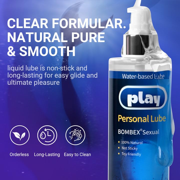 Amazon.com: BOMBEX Lubricante a base de agua de 8.6 onzas lquidas, lubricante personal, lubricante sexual de larga duracin para hombres, mujeres y parejas, lubricantes naturales suaves y respetuosos con los juguetes, lubricante Amazon.com: BOMBEX Lubricante a base de agua de 8.6 onzas lquidas, lubricante personal, lubricante sexual de larga duracin para hombres, mujeres y parejas, lubricantes naturales suaves y respetuosos con los juguetes, lubricante