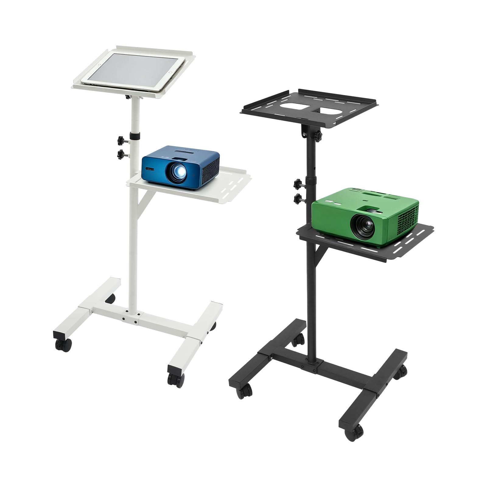 Soporte para proyector ajustable con ruedas