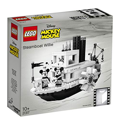 LEGO 21317 Ideas Disney Steamboat Willie Vintage Sammlermodell, Ab 10 Jahren – Bild 8