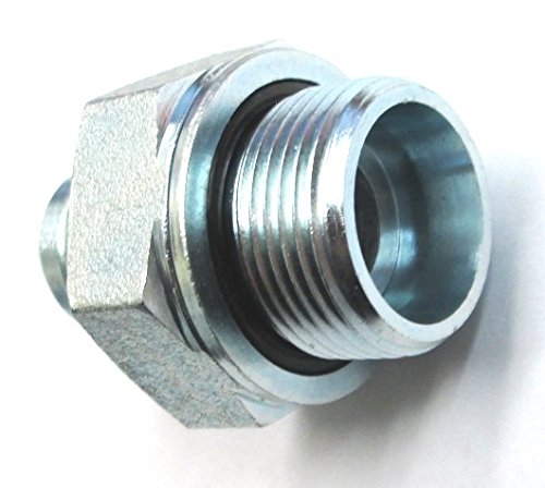 AF 9606S-08-S12-20 - 1/2 Male JIC (3/4''-16 Threads) X 20mm x 1.5 DIN Heavy(12mm Tube)