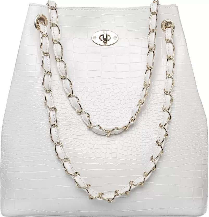 AESTHETIC HANDBAGS Stylish Women Shoulder Bag (White) (B0D6LQJWGC) Amazon Price History, Amazon Price Tracker