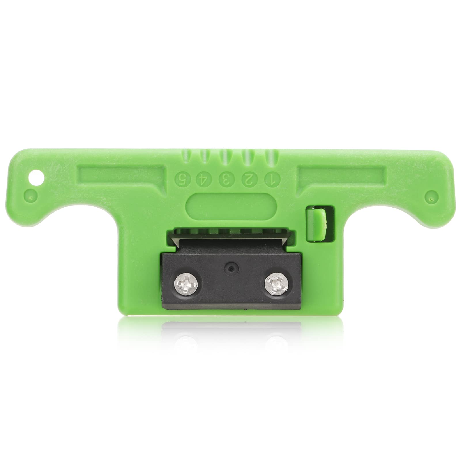 TANIQIACA Fiber Stripper, 5-Channel Longitudinal Stripping Tool, PVC Shell, Steel Blade, Portable Cable Stripper