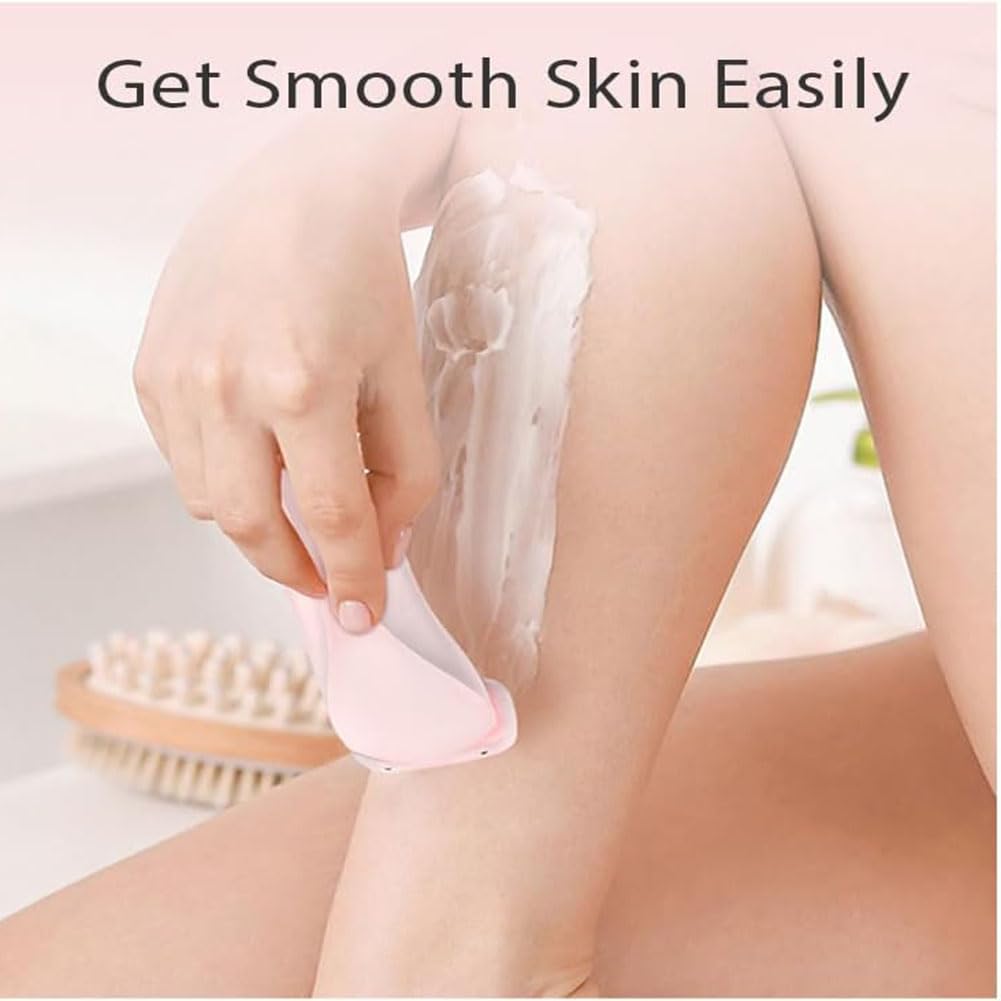 Glisse Pro Haarentferner Boulina, Boulina Rasierer Damen, 2025 Rasierer Damen intimbereich, IPX7 Waterproof, Cordless USB Wet/Dry Epilator with LED Display, for Face, Bikini, Legs, Arms, Body (2-C)