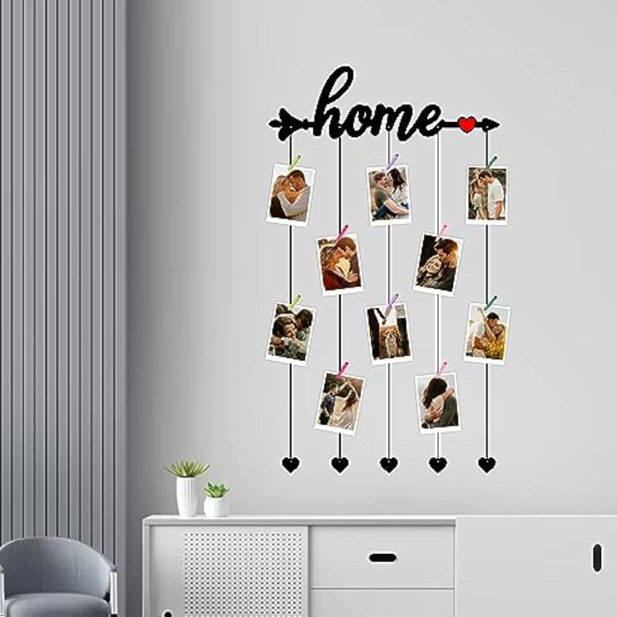 Gift Decore Self Customize Dream Catcher with 10 Colorful Clips