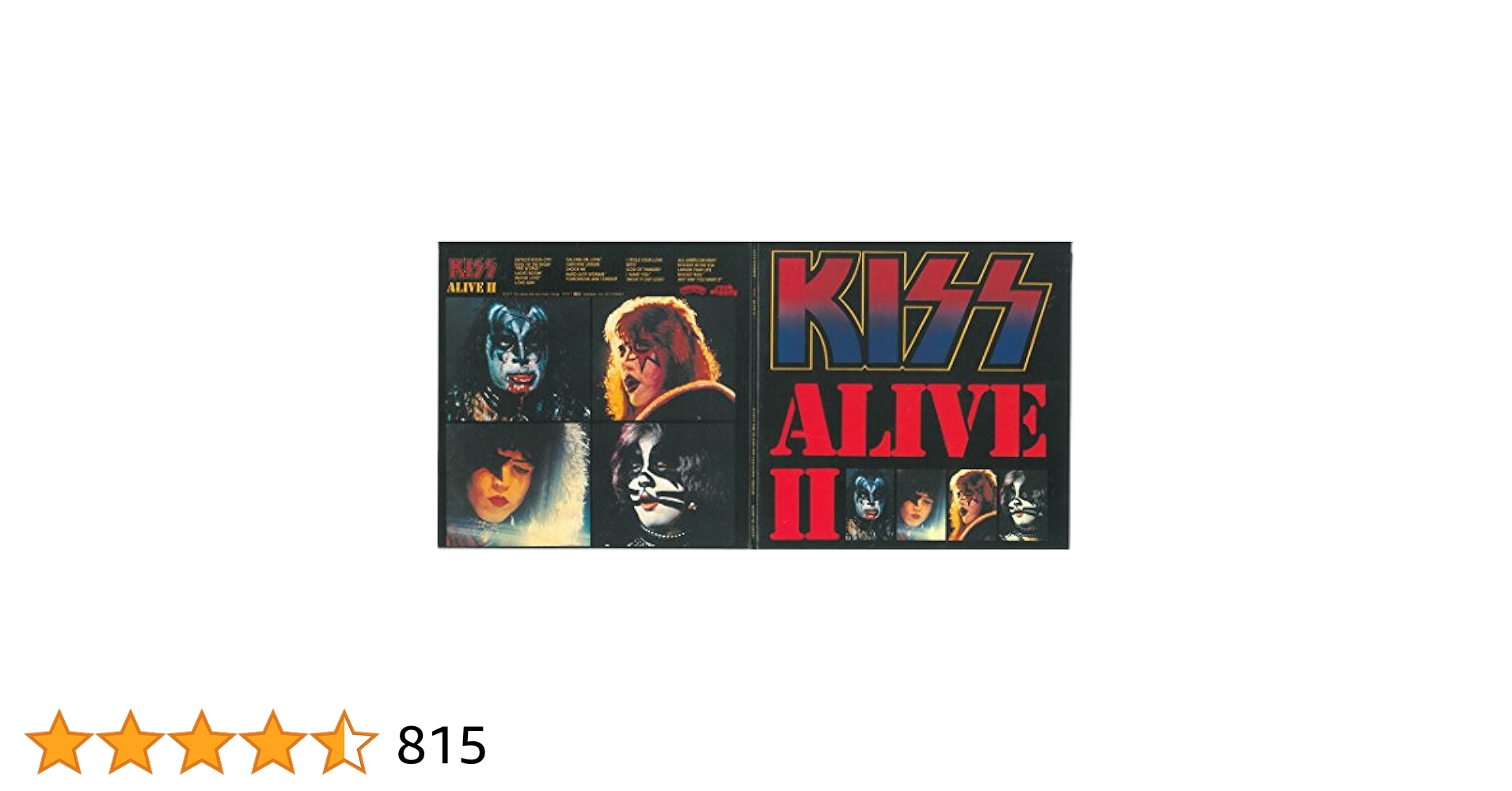 キッス・アライブ Ⅱ / KISS ALIVE Ⅱ Kiss – Alive II – 2 x Vinyl (Gatefold, LP, Album), 1977