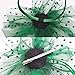 Fascinators Hats 20s 50s Hat Pillbox Hat Cocktail Tea Party Headwear with Veil for Girls and Women (US, Alpha, One Size, A-Green)