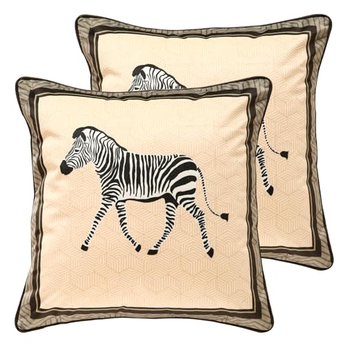 patdrea Designer Velvet Throw Pillow Cover,Set of 2,18"x18"-BrigittaA