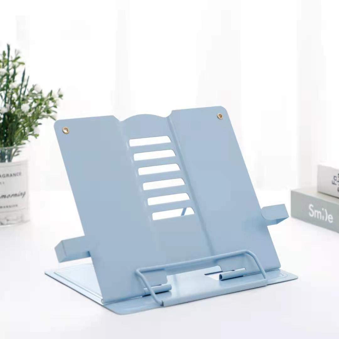 Adjustable Folding Book Stand Holder on Desktop For Cookbook Document Book Reading Stand Holder for Office Home Supplies